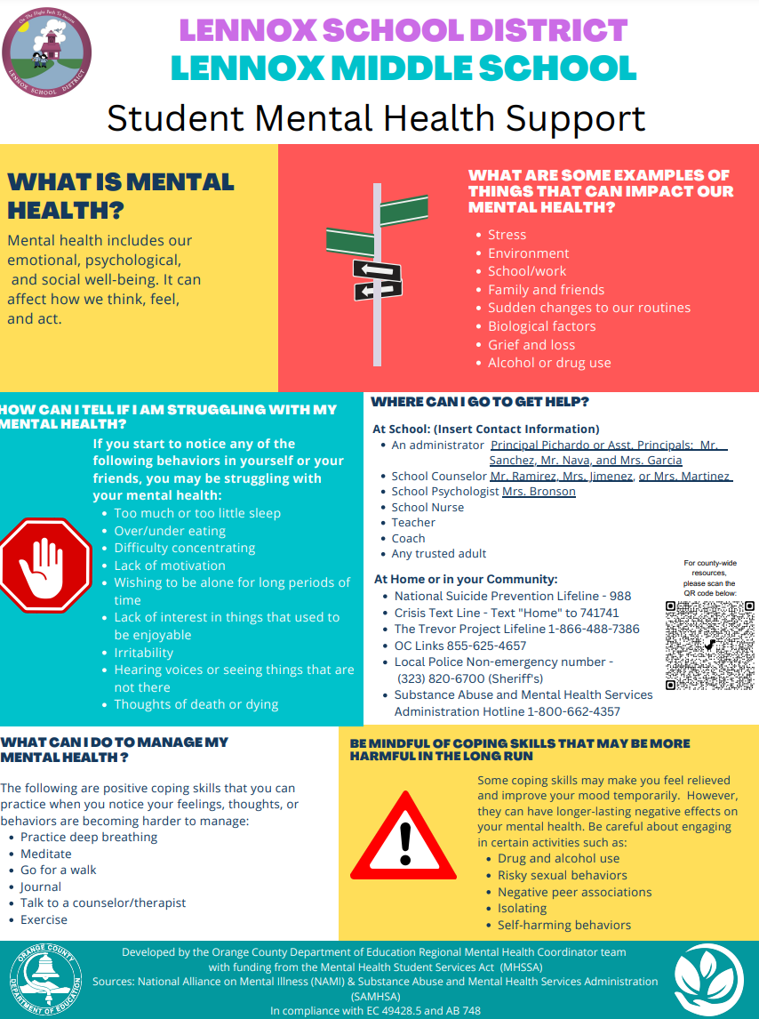 Student Mental Health Support